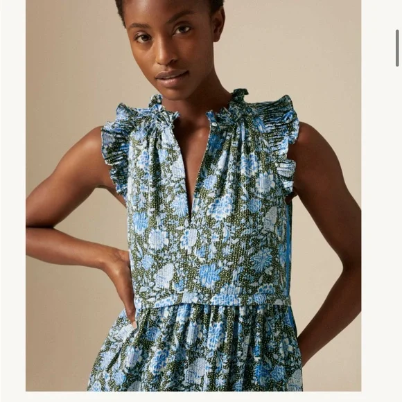 ME+EM Blue Floral Maxi Dress - Picture 2 of 9